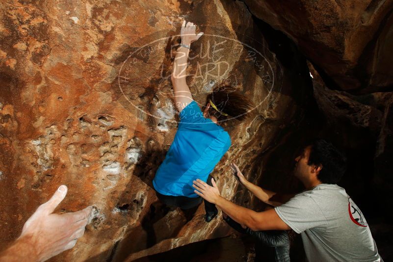 Bouldering in Hueco Tanks on 11/22/2018 with Blue Lizard Climbing and Yoga

Filename: SRM_20181122_1458140.jpg
Aperture: f/8.0
Shutter Speed: 1/250
Body: Canon EOS-1D Mark II
Lens: Canon EF 16-35mm f/2.8 L