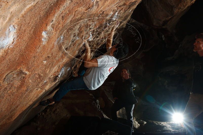 Bouldering in Hueco Tanks on 11/22/2018 with Blue Lizard Climbing and Yoga

Filename: SRM_20181122_1459380.jpg
Aperture: f/8.0
Shutter Speed: 1/250
Body: Canon EOS-1D Mark II
Lens: Canon EF 16-35mm f/2.8 L