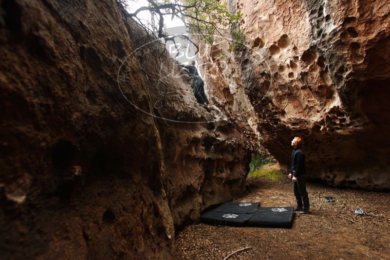 Bouldering in Hueco Tanks on 11/22/2018 with Blue Lizard Climbing and Yoga

Filename: SRM_20181122_1520430.jpg
Aperture: f/4.0
Shutter Speed: 1/250
Body: Canon EOS-1D Mark II
Lens: Canon EF 16-35mm f/2.8 L