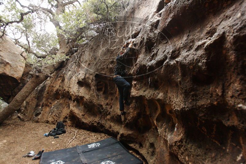 Bouldering in Hueco Tanks on 11/22/2018 with Blue Lizard Climbing and Yoga

Filename: SRM_20181122_1535270.jpg
Aperture: f/2.8
Shutter Speed: 1/160
Body: Canon EOS-1D Mark II
Lens: Canon EF 16-35mm f/2.8 L