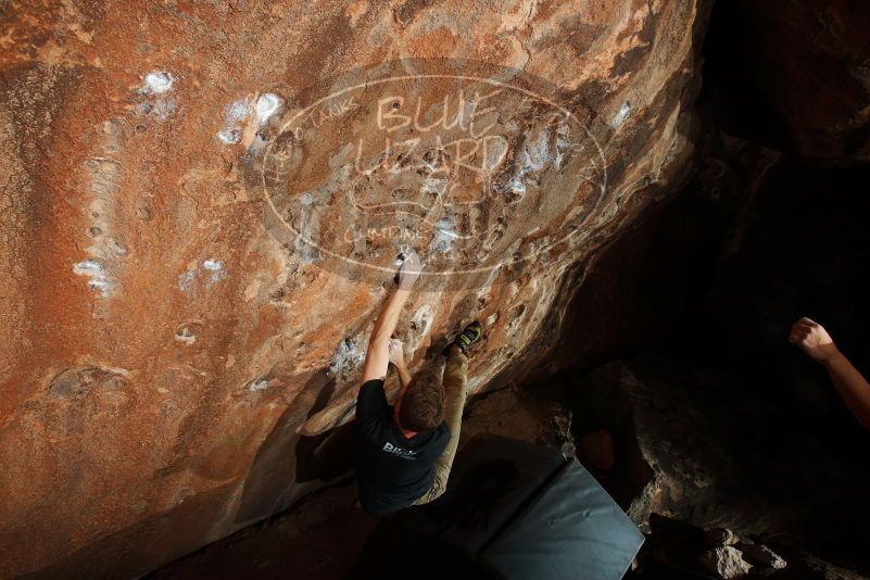 Bouldering in Hueco Tanks on 11/22/2018 with Blue Lizard Climbing and Yoga

Filename: SRM_20181122_1548240.jpg
Aperture: f/8.0
Shutter Speed: 1/250
Body: Canon EOS-1D Mark II
Lens: Canon EF 16-35mm f/2.8 L