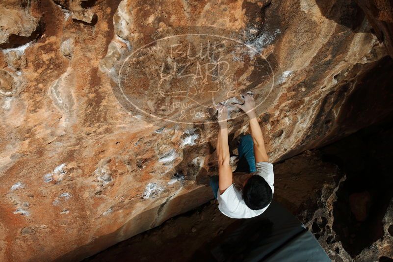 Bouldering in Hueco Tanks on 11/22/2018 with Blue Lizard Climbing and Yoga

Filename: SRM_20181122_1551230.jpg
Aperture: f/8.0
Shutter Speed: 1/250
Body: Canon EOS-1D Mark II
Lens: Canon EF 16-35mm f/2.8 L