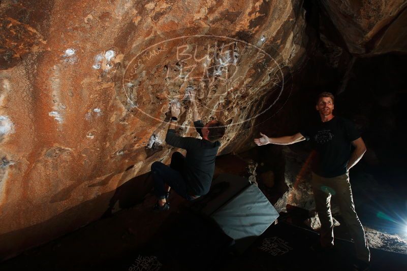 Bouldering in Hueco Tanks on 11/22/2018 with Blue Lizard Climbing and Yoga

Filename: SRM_20181122_1603010.jpg
Aperture: f/8.0
Shutter Speed: 1/250
Body: Canon EOS-1D Mark II
Lens: Canon EF 16-35mm f/2.8 L