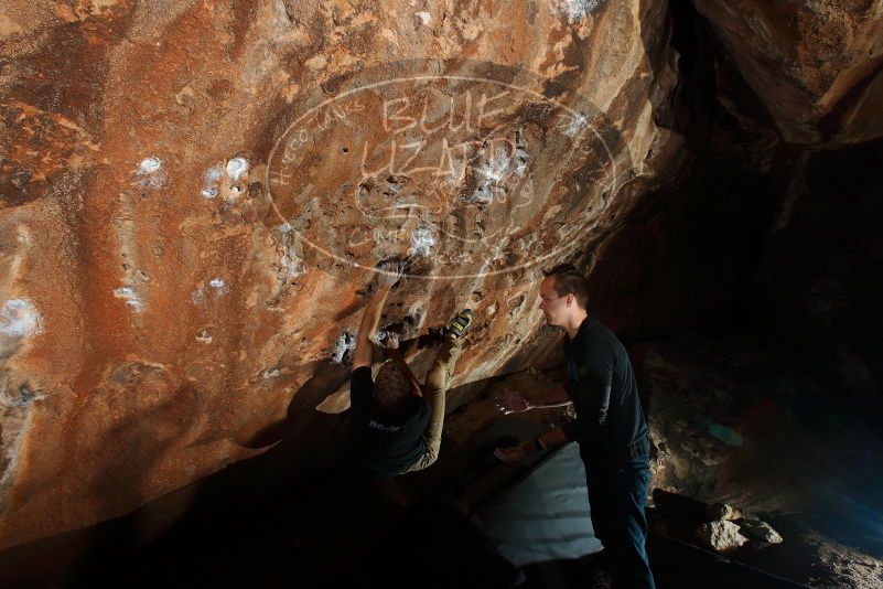 Bouldering in Hueco Tanks on 11/22/2018 with Blue Lizard Climbing and Yoga

Filename: SRM_20181122_1604250.jpg
Aperture: f/8.0
Shutter Speed: 1/250
Body: Canon EOS-1D Mark II
Lens: Canon EF 16-35mm f/2.8 L