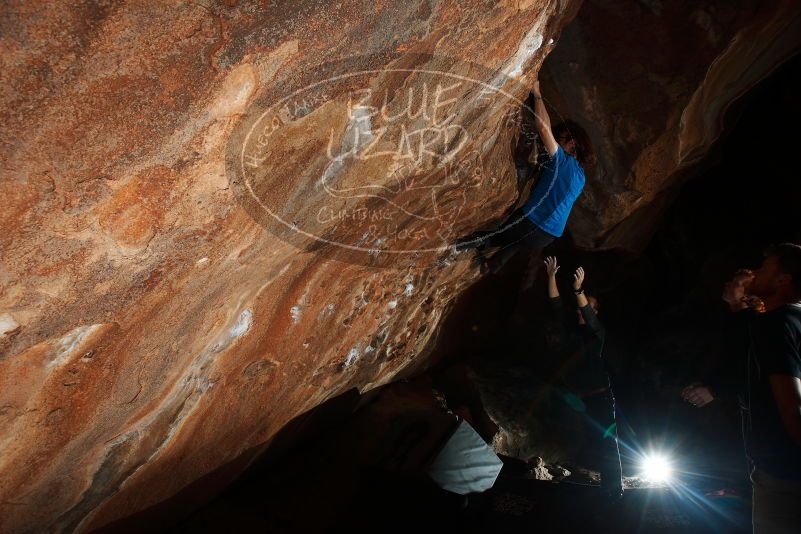 Bouldering in Hueco Tanks on 11/22/2018 with Blue Lizard Climbing and Yoga

Filename: SRM_20181122_1605370.jpg
Aperture: f/8.0
Shutter Speed: 1/250
Body: Canon EOS-1D Mark II
Lens: Canon EF 16-35mm f/2.8 L