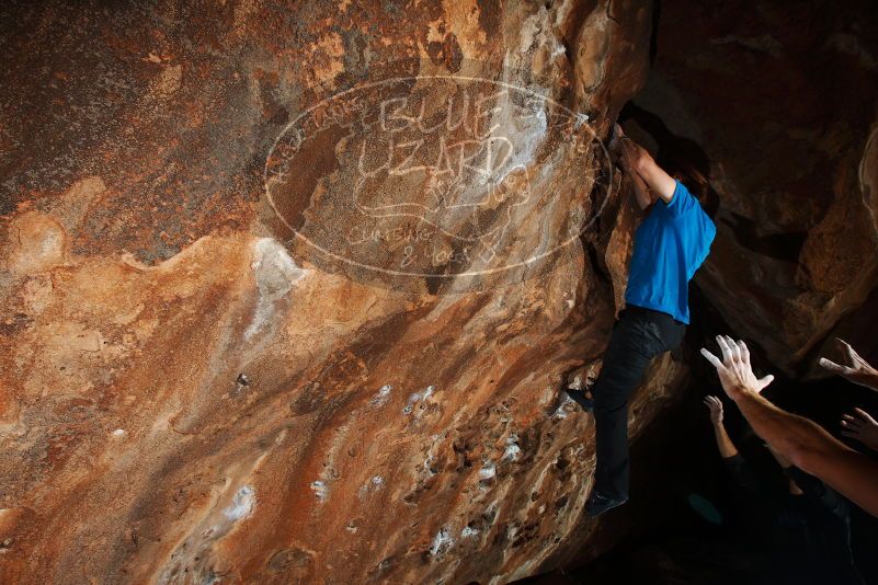 Bouldering in Hueco Tanks on 11/22/2018 with Blue Lizard Climbing and Yoga

Filename: SRM_20181122_1605500.jpg
Aperture: f/8.0
Shutter Speed: 1/250
Body: Canon EOS-1D Mark II
Lens: Canon EF 16-35mm f/2.8 L