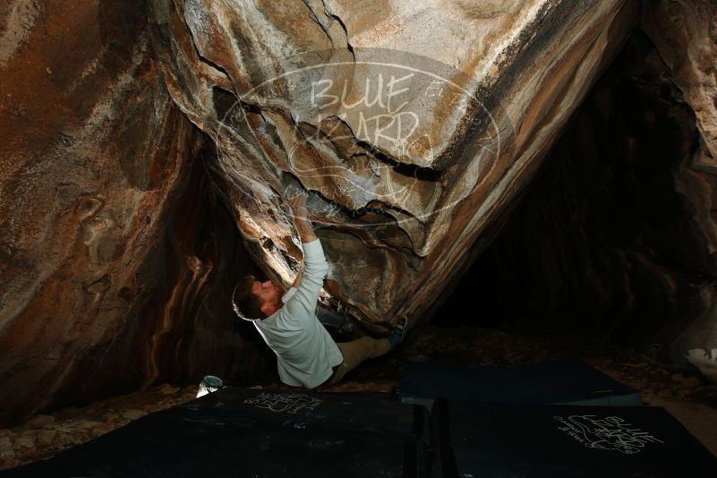 Bouldering in Hueco Tanks on 11/22/2018 with Blue Lizard Climbing and Yoga

Filename: SRM_20181122_1643330.jpg
Aperture: f/8.0
Shutter Speed: 1/250
Body: Canon EOS-1D Mark II
Lens: Canon EF 16-35mm f/2.8 L