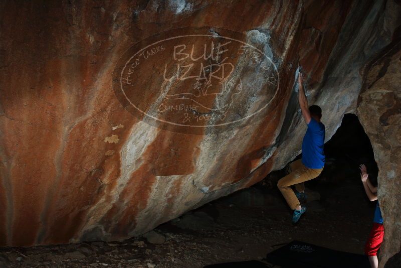 Bouldering in Hueco Tanks on 11/20/2018 with Blue Lizard Climbing and Yoga

Filename: SRM_20181120_1527490.jpg
Aperture: f/8.0
Shutter Speed: 1/250
Body: Canon EOS-1D Mark II
Lens: Canon EF 16-35mm f/2.8 L