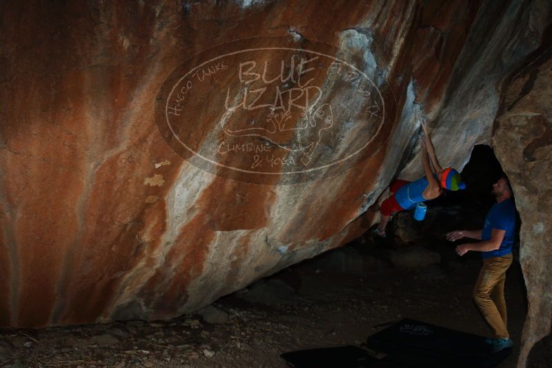 Bouldering in Hueco Tanks on 11/20/2018 with Blue Lizard Climbing and Yoga

Filename: SRM_20181120_1528160.jpg
Aperture: f/8.0
Shutter Speed: 1/250
Body: Canon EOS-1D Mark II
Lens: Canon EF 16-35mm f/2.8 L