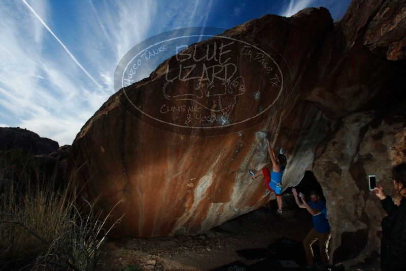 Bouldering in Hueco Tanks on 11/20/2018 with Blue Lizard Climbing and Yoga

Filename: SRM_20181120_1530320.jpg
Aperture: f/8.0
Shutter Speed: 1/250
Body: Canon EOS-1D Mark II
Lens: Canon EF 16-35mm f/2.8 L