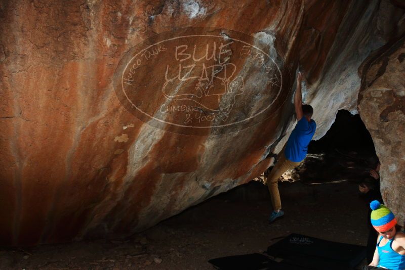 Bouldering in Hueco Tanks on 11/20/2018 with Blue Lizard Climbing and Yoga

Filename: SRM_20181120_1532390.jpg
Aperture: f/8.0
Shutter Speed: 1/250
Body: Canon EOS-1D Mark II
Lens: Canon EF 16-35mm f/2.8 L