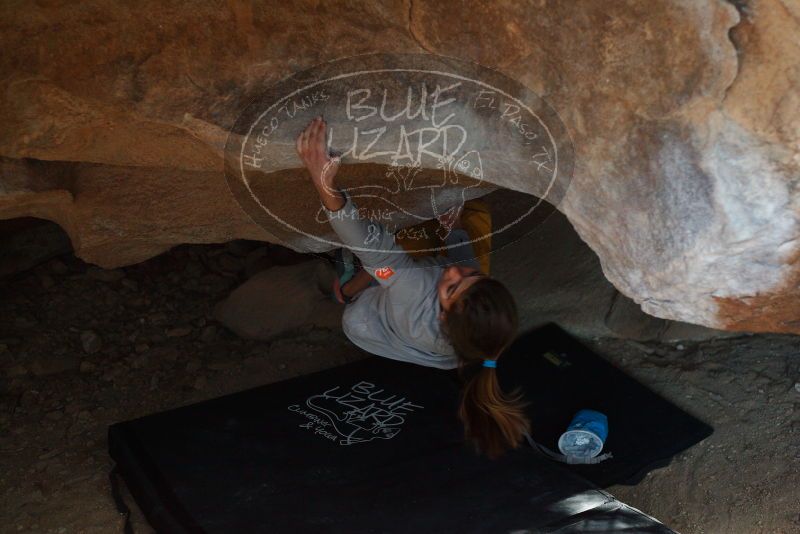 Bouldering in Hueco Tanks on 11/19/2018 with Blue Lizard Climbing and Yoga

Filename: SRM_20181119_1553200.jpg
Aperture: f/2.8
Shutter Speed: 1/250
Body: Canon EOS-1D Mark II
Lens: Canon EF 50mm f/1.8 II