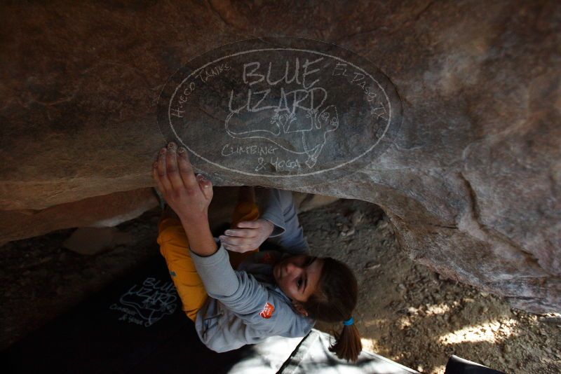 Bouldering in Hueco Tanks on 11/19/2018 with Blue Lizard Climbing and Yoga

Filename: SRM_20181119_1603450.jpg
Aperture: f/2.8
Shutter Speed: 1/250
Body: Canon EOS-1D Mark II
Lens: Canon EF 16-35mm f/2.8 L