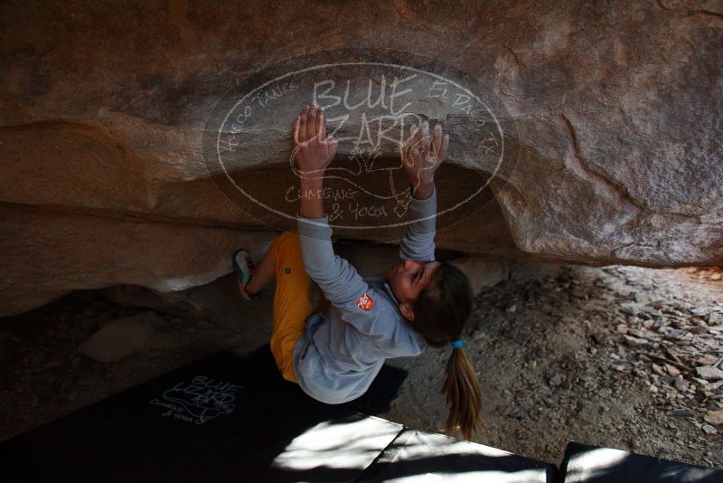 Bouldering in Hueco Tanks on 11/19/2018 with Blue Lizard Climbing and Yoga

Filename: SRM_20181119_1612271.jpg
Aperture: f/2.8
Shutter Speed: 1/250
Body: Canon EOS-1D Mark II
Lens: Canon EF 16-35mm f/2.8 L