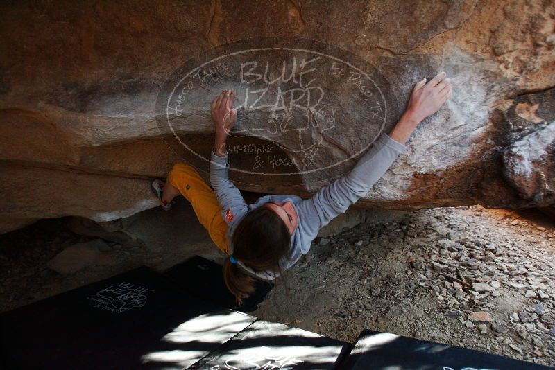 Bouldering in Hueco Tanks on 11/19/2018 with Blue Lizard Climbing and Yoga

Filename: SRM_20181119_1612330.jpg
Aperture: f/2.8
Shutter Speed: 1/250
Body: Canon EOS-1D Mark II
Lens: Canon EF 16-35mm f/2.8 L