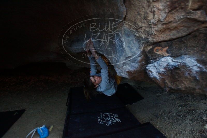 Bouldering in Hueco Tanks on 11/19/2018 with Blue Lizard Climbing and Yoga

Filename: SRM_20181119_1639560.jpg
Aperture: f/2.8
Shutter Speed: 1/250
Body: Canon EOS-1D Mark II
Lens: Canon EF 16-35mm f/2.8 L