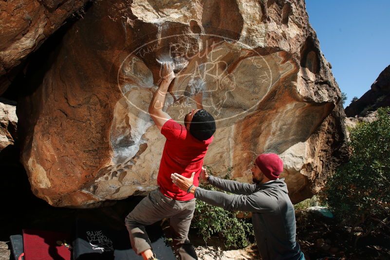 Bouldering in Hueco Tanks on 11/09/2018 with Blue Lizard Climbing and Yoga

Filename: SRM_20181109_1303360.jpg
Aperture: f/8.0
Shutter Speed: 1/320
Body: Canon EOS-1D Mark II
Lens: Canon EF 16-35mm f/2.8 L