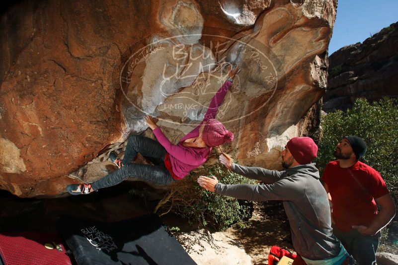 Bouldering in Hueco Tanks on 11/09/2018 with Blue Lizard Climbing and Yoga

Filename: SRM_20181109_1309340.jpg
Aperture: f/8.0
Shutter Speed: 1/250
Body: Canon EOS-1D Mark II
Lens: Canon EF 16-35mm f/2.8 L