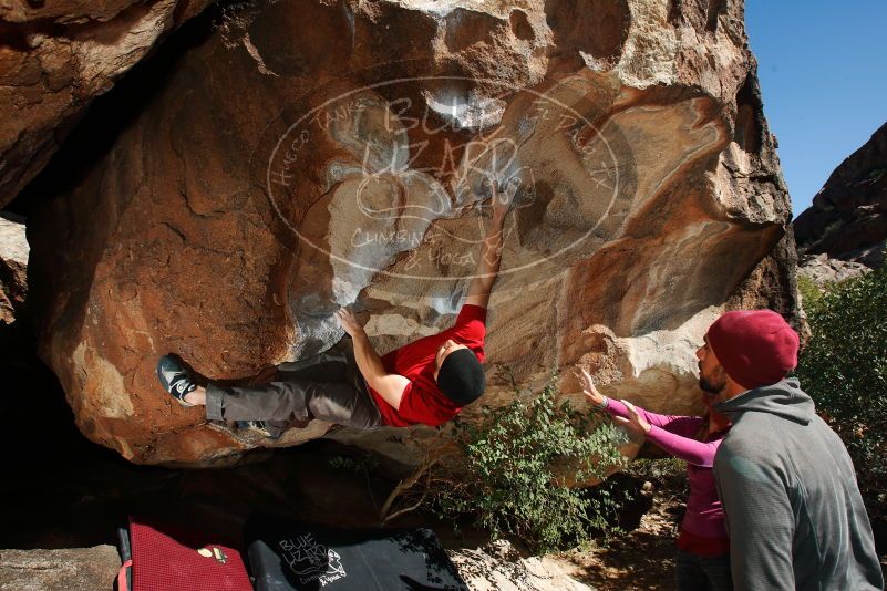 Bouldering in Hueco Tanks on 11/09/2018 with Blue Lizard Climbing and Yoga

Filename: SRM_20181109_1328260.jpg
Aperture: f/8.0
Shutter Speed: 1/250
Body: Canon EOS-1D Mark II
Lens: Canon EF 16-35mm f/2.8 L