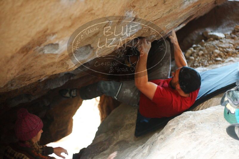 Bouldering in Hueco Tanks on 11/09/2018 with Blue Lizard Climbing and Yoga

Filename: SRM_20181109_1602310.jpg
Aperture: f/2.0
Shutter Speed: 1/50
Body: Canon EOS-1D Mark II
Lens: Canon EF 50mm f/1.8 II