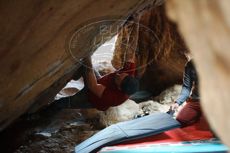 Bouldering in Hueco Tanks on 11/09/2018 with Blue Lizard Climbing and Yoga

Filename: SRM_20181109_1603210.jpg
Aperture: f/2.0
Shutter Speed: 1/125
Body: Canon EOS-1D Mark II
Lens: Canon EF 50mm f/1.8 II