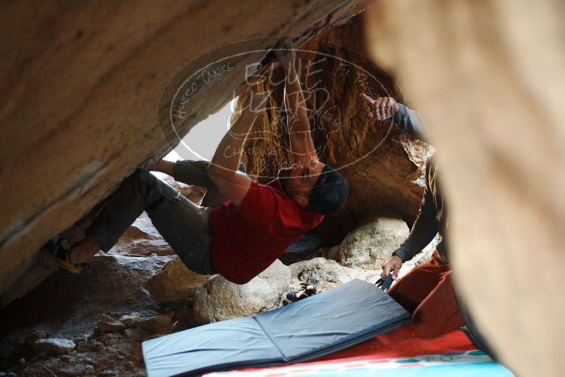 Bouldering in Hueco Tanks on 11/09/2018 with Blue Lizard Climbing and Yoga

Filename: SRM_20181109_1603250.jpg
Aperture: f/2.2
Shutter Speed: 1/100
Body: Canon EOS-1D Mark II
Lens: Canon EF 50mm f/1.8 II