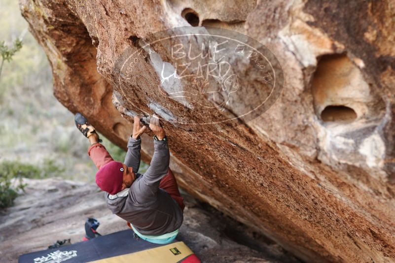 Bouldering in Hueco Tanks on 11/09/2018 with Blue Lizard Climbing and Yoga

Filename: SRM_20181109_1659230.jpg
Aperture: f/2.8
Shutter Speed: 1/500
Body: Canon EOS-1D Mark II
Lens: Canon EF 85mm f/1.2 L II