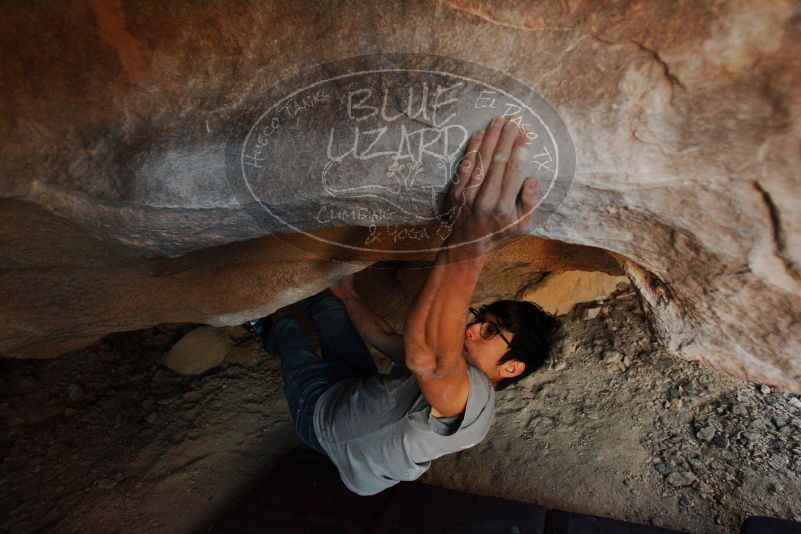 Bouldering in Hueco Tanks on 12/01/2018 with Blue Lizard Climbing and Yoga

Filename: SRM_20181201_1101260.jpg
Aperture: f/2.8
Shutter Speed: 1/125
Body: Canon EOS-1D Mark II
Lens: Canon EF 16-35mm f/2.8 L