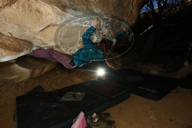 Bouldering in Hueco Tanks on 12/01/2018 with Blue Lizard Climbing and Yoga

Filename: SRM_20181201_1114210.jpg
Aperture: f/8.0
Shutter Speed: 1/250
Body: Canon EOS-1D Mark II
Lens: Canon EF 16-35mm f/2.8 L