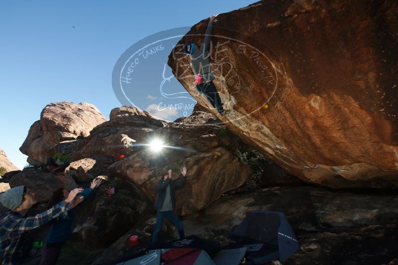 Bouldering in Hueco Tanks on 12/01/2018 with Blue Lizard Climbing and Yoga

Filename: SRM_20181201_1136100.jpg
Aperture: f/8.0
Shutter Speed: 1/160
Body: Canon EOS-1D Mark II
Lens: Canon EF 16-35mm f/2.8 L