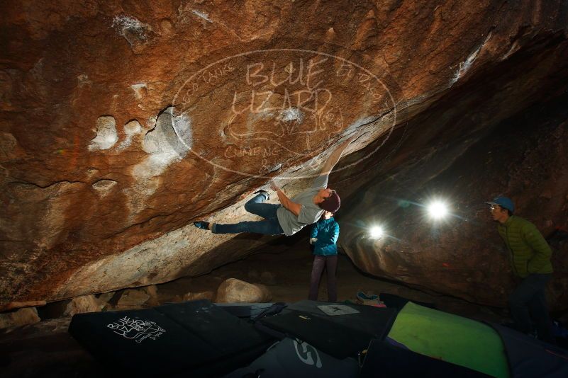 Bouldering in Hueco Tanks on 12/01/2018 with Blue Lizard Climbing and Yoga

Filename: SRM_20181201_1234130.jpg
Aperture: f/8.0
Shutter Speed: 1/320
Body: Canon EOS-1D Mark II
Lens: Canon EF 16-35mm f/2.8 L