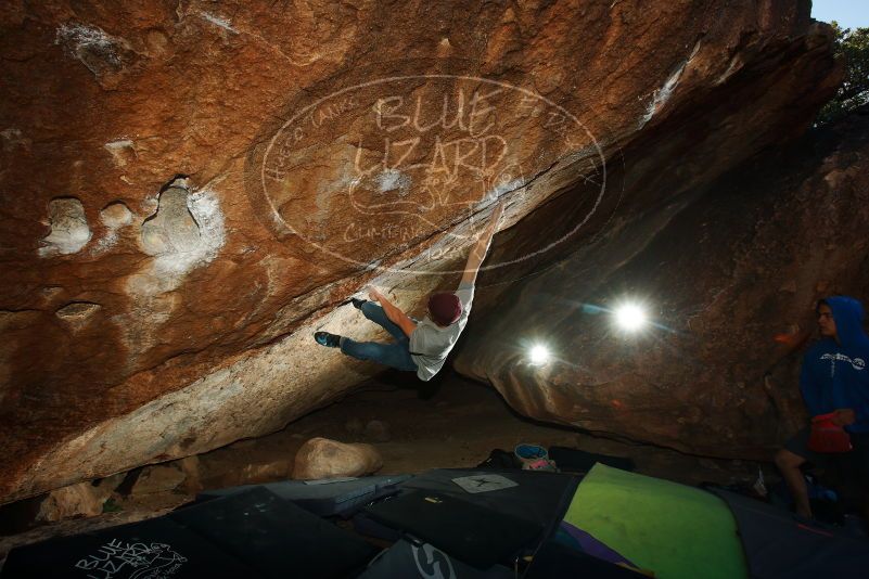 Bouldering in Hueco Tanks on 12/01/2018 with Blue Lizard Climbing and Yoga

Filename: SRM_20181201_1236370.jpg
Aperture: f/8.0
Shutter Speed: 1/320
Body: Canon EOS-1D Mark II
Lens: Canon EF 16-35mm f/2.8 L