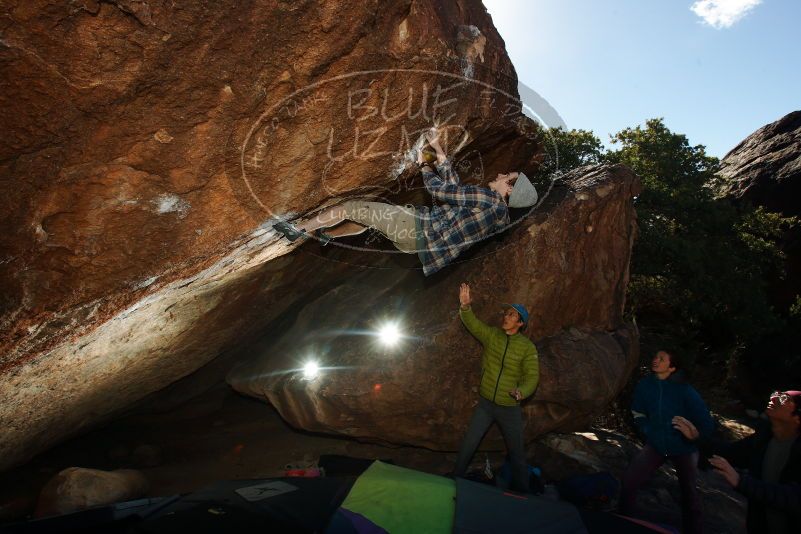 Bouldering in Hueco Tanks on 12/01/2018 with Blue Lizard Climbing and Yoga

Filename: SRM_20181201_1244570.jpg
Aperture: f/8.0
Shutter Speed: 1/320
Body: Canon EOS-1D Mark II
Lens: Canon EF 16-35mm f/2.8 L