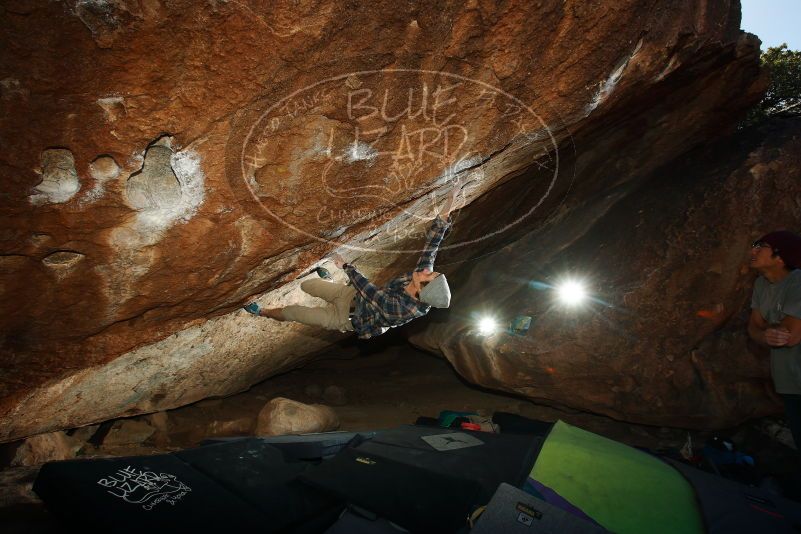 Bouldering in Hueco Tanks on 12/01/2018 with Blue Lizard Climbing and Yoga

Filename: SRM_20181201_1251540.jpg
Aperture: f/8.0
Shutter Speed: 1/320
Body: Canon EOS-1D Mark II
Lens: Canon EF 16-35mm f/2.8 L