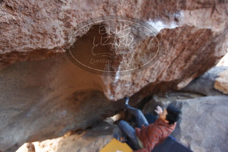 Bouldering in Hueco Tanks on 12/01/2018 with Blue Lizard Climbing and Yoga

Filename: SRM_20181201_1326580.jpg
Aperture: f/3.5
Shutter Speed: 1/250
Body: Canon EOS-1D Mark II
Lens: Canon EF 16-35mm f/2.8 L