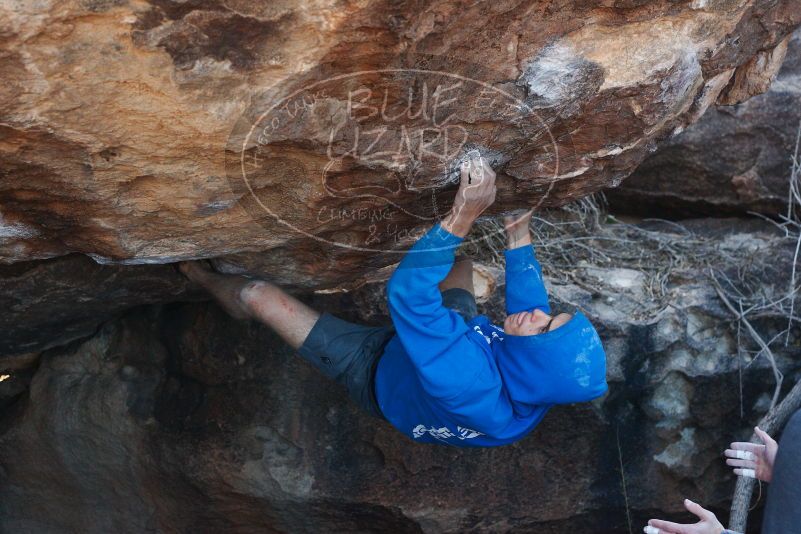 Bouldering in Hueco Tanks on 12/01/2018 with Blue Lizard Climbing and Yoga

Filename: SRM_20181201_1405200.jpg
Aperture: f/4.0
Shutter Speed: 1/500
Body: Canon EOS-1D Mark II
Lens: Canon EF 50mm f/1.8 II