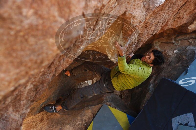 Bouldering in Hueco Tanks on 12/01/2018 with Blue Lizard Climbing and Yoga

Filename: SRM_20181201_1437500.jpg
Aperture: f/4.0
Shutter Speed: 1/320
Body: Canon EOS-1D Mark II
Lens: Canon EF 50mm f/1.8 II