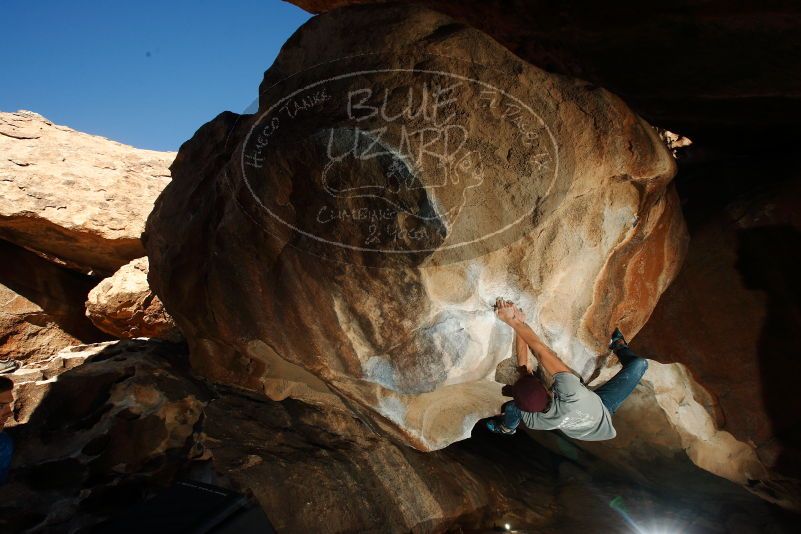 Bouldering in Hueco Tanks on 12/01/2018 with Blue Lizard Climbing and Yoga

Filename: SRM_20181201_1527460.jpg
Aperture: f/8.0
Shutter Speed: 1/250
Body: Canon EOS-1D Mark II
Lens: Canon EF 16-35mm f/2.8 L