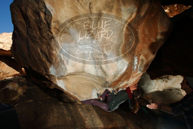 Bouldering in Hueco Tanks on 12/01/2018 with Blue Lizard Climbing and Yoga

Filename: SRM_20181201_1529570.jpg
Aperture: f/8.0
Shutter Speed: 1/250
Body: Canon EOS-1D Mark II
Lens: Canon EF 16-35mm f/2.8 L