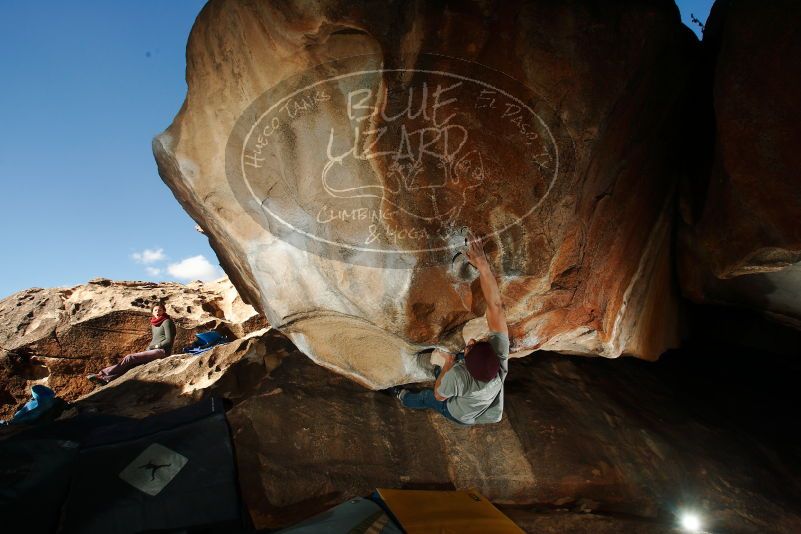 Bouldering in Hueco Tanks on 12/01/2018 with Blue Lizard Climbing and Yoga

Filename: SRM_20181201_1552450.jpg
Aperture: f/8.0
Shutter Speed: 1/250
Body: Canon EOS-1D Mark II
Lens: Canon EF 16-35mm f/2.8 L