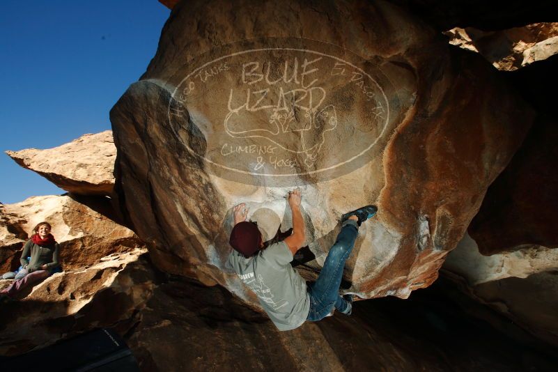 Bouldering in Hueco Tanks on 12/01/2018 with Blue Lizard Climbing and Yoga

Filename: SRM_20181201_1600580.jpg
Aperture: f/8.0
Shutter Speed: 1/250
Body: Canon EOS-1D Mark II
Lens: Canon EF 16-35mm f/2.8 L