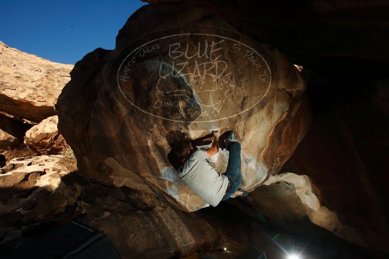 Bouldering in Hueco Tanks on 12/01/2018 with Blue Lizard Climbing and Yoga

Filename: SRM_20181201_1614100.jpg
Aperture: f/8.0
Shutter Speed: 1/250
Body: Canon EOS-1D Mark II
Lens: Canon EF 16-35mm f/2.8 L