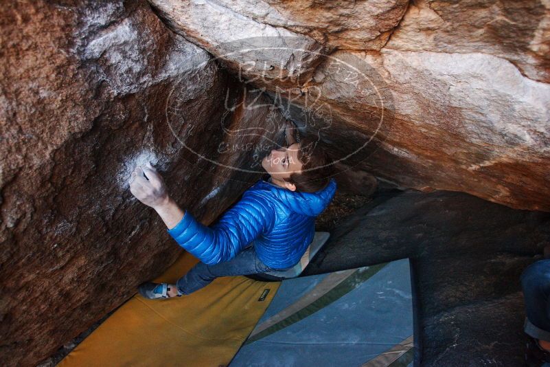 Bouldering in Hueco Tanks on 12/01/2018 with Blue Lizard Climbing and Yoga

Filename: SRM_20181201_1711180.jpg
Aperture: f/4.0
Shutter Speed: 1/200
Body: Canon EOS-1D Mark II
Lens: Canon EF 16-35mm f/2.8 L