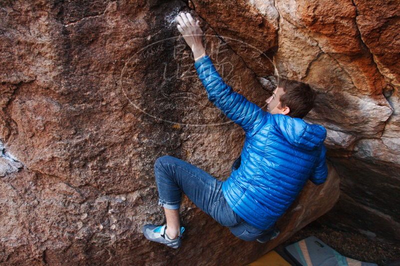 Bouldering in Hueco Tanks on 12/01/2018 with Blue Lizard Climbing and Yoga

Filename: SRM_20181201_1711330.jpg
Aperture: f/4.5
Shutter Speed: 1/200
Body: Canon EOS-1D Mark II
Lens: Canon EF 16-35mm f/2.8 L