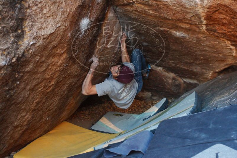 Bouldering in Hueco Tanks on 12/01/2018 with Blue Lizard Climbing and Yoga

Filename: SRM_20181201_1715580.jpg
Aperture: f/3.2
Shutter Speed: 1/250
Body: Canon EOS-1D Mark II
Lens: Canon EF 50mm f/1.8 II