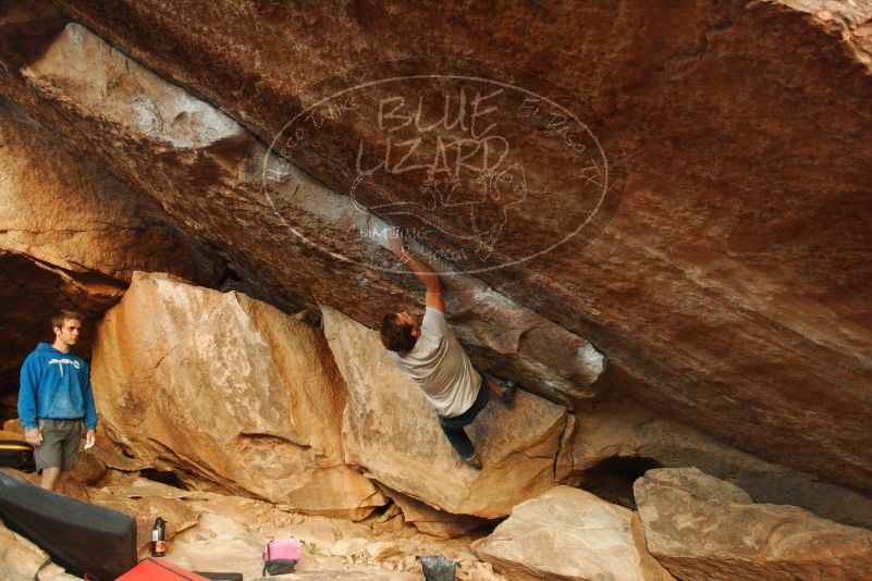 Bouldering in Hueco Tanks on 12/01/2018 with Blue Lizard Climbing and Yoga

Filename: SRM_20181201_1757400.jpg
Aperture: f/2.8
Shutter Speed: 1/250
Body: Canon EOS-1D Mark II
Lens: Canon EF 16-35mm f/2.8 L