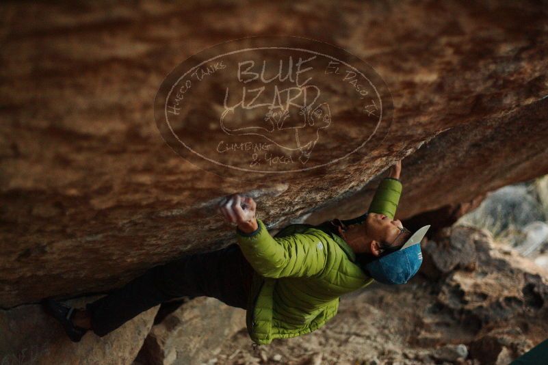 Bouldering in Hueco Tanks on 12/01/2018 with Blue Lizard Climbing and Yoga

Filename: SRM_20181201_1811330.jpg
Aperture: f/1.8
Shutter Speed: 1/200
Body: Canon EOS-1D Mark II
Lens: Canon EF 50mm f/1.8 II