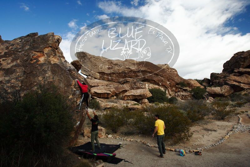 Bouldering in Hueco Tanks on 12/02/2018 with Blue Lizard Climbing and Yoga

Filename: SRM_20181202_1110520.jpg
Aperture: f/6.3
Shutter Speed: 1/250
Body: Canon EOS-1D Mark II
Lens: Canon EF 16-35mm f/2.8 L