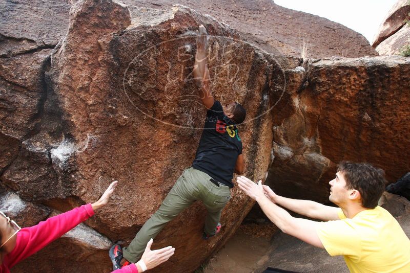 Bouldering in Hueco Tanks on 12/02/2018 with Blue Lizard Climbing and Yoga

Filename: SRM_20181202_1129090.jpg
Aperture: f/5.6
Shutter Speed: 1/250
Body: Canon EOS-1D Mark II
Lens: Canon EF 16-35mm f/2.8 L