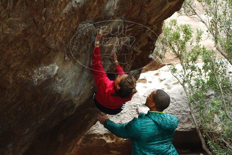 Bouldering in Hueco Tanks on 12/02/2018 with Blue Lizard Climbing and Yoga

Filename: SRM_20181202_1224270.jpg
Aperture: f/4.0
Shutter Speed: 1/250
Body: Canon EOS-1D Mark II
Lens: Canon EF 50mm f/1.8 II